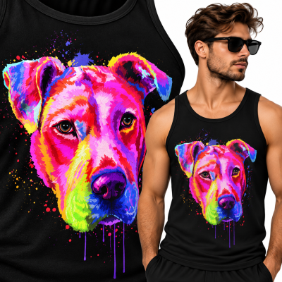 TANK TOP ZWIERZĘTA  PIT BULL